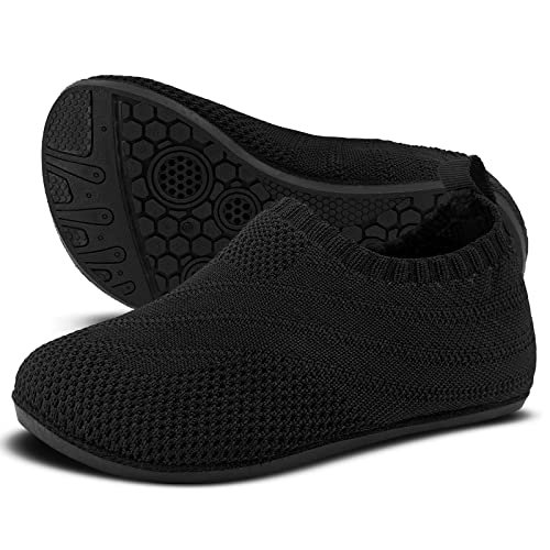 Sosenfer hausschuhe kinder junge mädchen rutschfeste Leichte Pantoffeln für kleinkinder Hüttenschuhe slipper unisex-HEISE-20 von Sosenfer