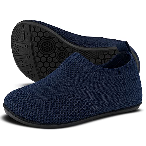 Sosenfer hausschuhe kinder junge mädchen rutschfeste Leichte Pantoffeln für kleinkinder Hüttenschuhe slipper unisex-SHLAN-24 von Sosenfer