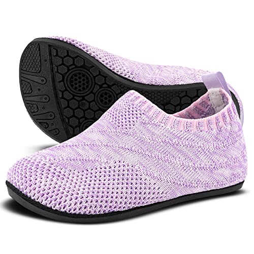 Sosenfer hausschuhe kinder junge mädchen rutschfeste Leichte Pantoffeln für kleinkinder Hüttenschuhe slipper unisex-ZISE-21 von Sosenfer