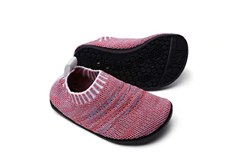 NRNRUGG Kinder Hausschuhe Jungen mädchen Anti-Rutsch Leichte Pantoffeln Kleinkinder Schuhe Baby Slipper Unisex 998-Pink23 