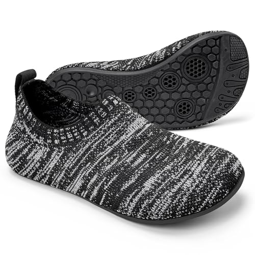 Sosenfer Kinder Hausschuhe Jungen mädchen Anti-Rutsch Sohle Kleinkinder Schuhe Baby Slipper Unisex-HUI-24 von Sosenfer