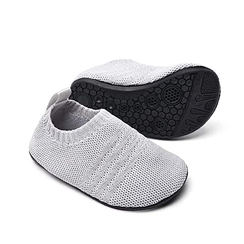 Sosenfer Kinder Hausschuhe Jungen mädchen Anti-Rutsch Sohle Kleinkinder Schuhe Baby Slipper Unisex-HUIQIAN-19XIN von Sosenfer