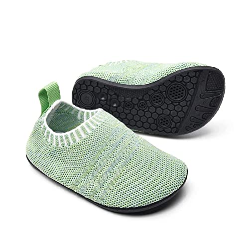 Sosenfer Kinder Hausschuhe Jungen mädchen Anti-Rutsch Sohle Kleinkinder Schuhe Baby Slipper Unisex-Pinguolv-18XIN von Sosenfer