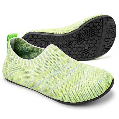 Sosenfer Kinder Hausschuhe Jungen mädchen Anti-Rutsch Sohle Kleinkinder Schuhe Baby Slipper Unisex-Pinguolv-34 von Sosenfer