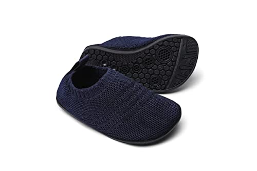 Sosenfer Kinder Hausschuhe Jungen mädchen Anti-Rutsch Sohle Kleinkinder Schuhe Baby Slipper Unisex-SHLAN-17 von Sosenfer