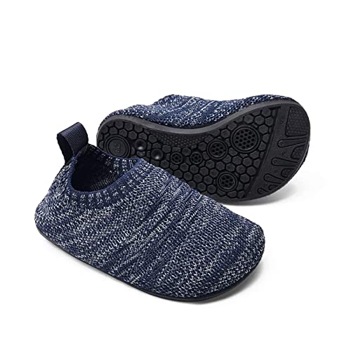 Sosenfer Kinder Hausschuhe Jungen mädchen Anti-Rutsch Sohle Kleinkinder Schuhe Baby Slipper Unisex-SHLANHUI-17XIN von Sosenfer