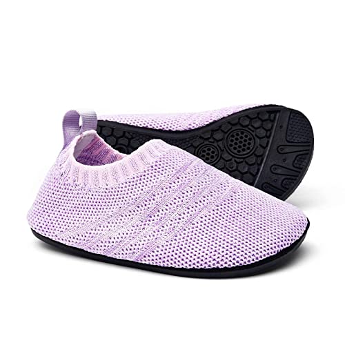 Sosenfer Kinder Hausschuhe Jungen mädchen Anti-Rutsch Sohle Kleinkinder Schuhe Baby Slipper Unisex-ZISE-18XIN von Sosenfer