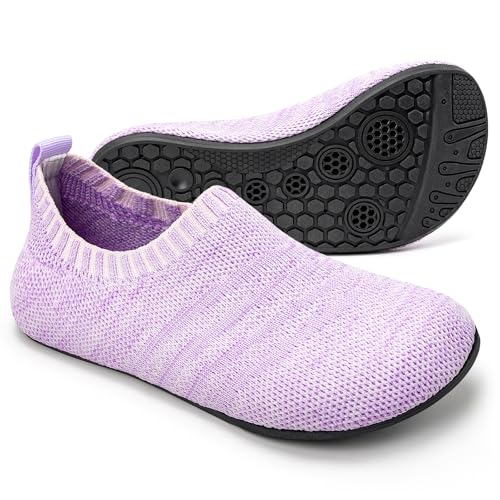 Sosenfer Kinder Hausschuhe Jungen mädchen Anti-Rutsch Sohle Kleinkinder Schuhe Baby Slipper Unisex-ZISE-25 von Sosenfer