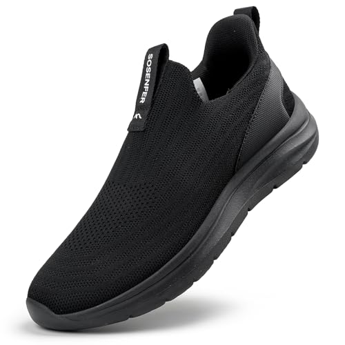 Sosenfer Slip On Sneaker Herren Hands Free Ohne Schuhe Schnürsenkel Sportsschuhe Laufschuhe Leichte Atmungsaktiv rutschfeste Schuhe für Sport, Freizeit, Fitness, Jogging, Walking-QUANHEI-45 Sosenfer Slip On Sneaker Herren Hands Free Ohne Schuhe Schnürsenkel Sportsschuhe Laufschuhe Leichte Atmungsaktiv rutschfeste Schuhe für Sport, Freizeit, Fitness, Jogging, Walking-QUANHEI-45 von Sosenfer