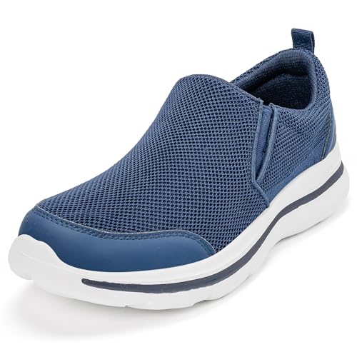 Sosenfer Slip on Sneaker Herren Schuhe Ohne Schnuersenkel Freizeitschuhe Loafer Walkingschuhe Atmungsaktiv Casual Sportschuhe-SHLAN-40 von Sosenfer