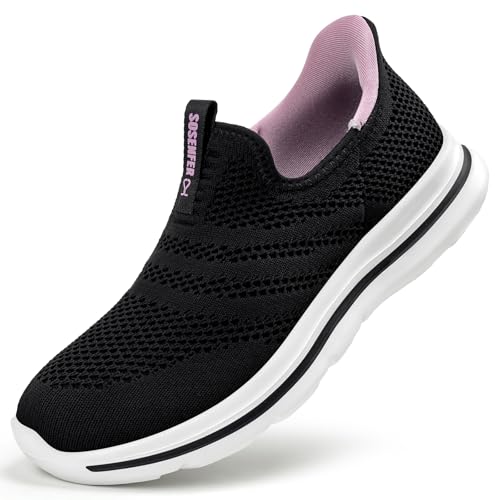 Sosenfer Slip on Sneakers Damen Hands Free Schuhe Ohne Schnürsenkel Leichte Turnschuhe Atmungsaktiv Bequeme Schlupfschuhe Fitness Sportschuhe-HEIBAI-40 Sosenfer Slip on Sneakers Damen Hands Free Schuhe Ohne Schnürsenkel Leichte Turnschuhe Atmungsaktiv Bequeme Schlupfschuhe Fitness Sportschuhe-HEIBAI-40 von Sosenfer