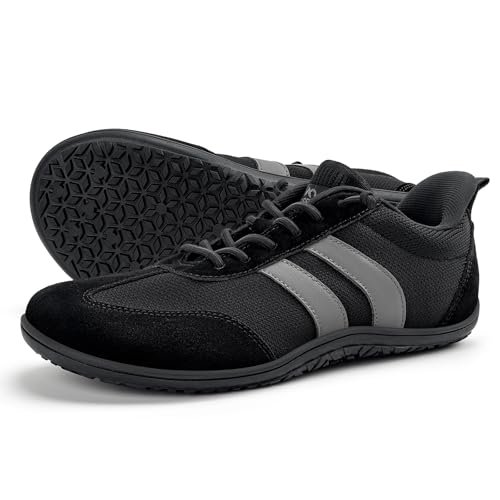 Sosenfer Unisex Barfußschuhe Minimalistische Barfuss Schuhe Herren Damen Outdoor Hausschuhe Slip on Sneaker-QUANHEI-40 von Sosenfer