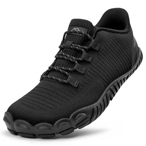 Sosenfer Unisex Weit Barfußschuhe Minimalistische Barfuss Schuhe Herren Damen Outdoor Hausschuhe Slip on Sneaker HEI-37 von Sosenfer