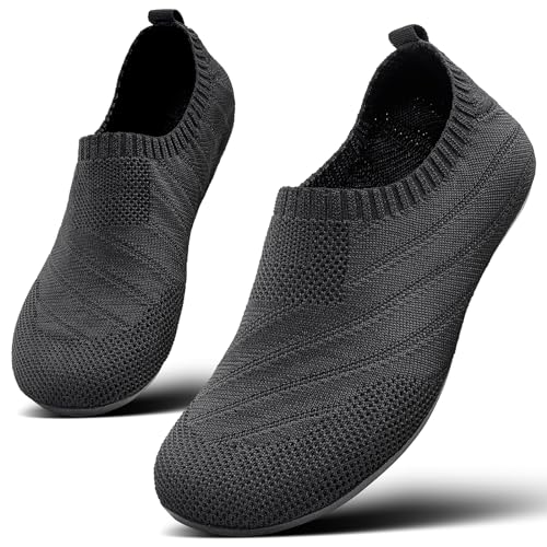 Sosenfer hausschuhe Damen Herren Bequem pantoffeln rutschfest Slip on Flache hüttenschuhe cozy slippers Unisex-HEISE-48 von Sosenfer