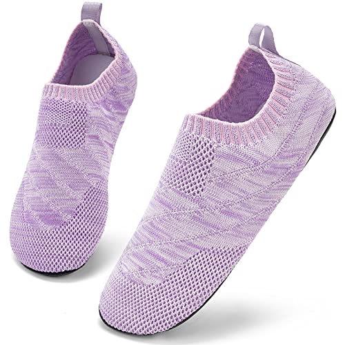 Sosenfer hausschuhe Damen Herren Bequem pantoffeln rutschfest Slip on Flache hüttenschuhe cozy slippers Unisex-ZISE-46 von Sosenfer