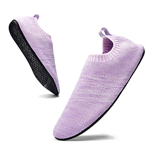 Sosenfer hausschuhe Damen Herren Leichte hüttenschuhe rutschfest Flache pantoffeln home cozy slippers Unisex-ZISE-45 von Sosenfer