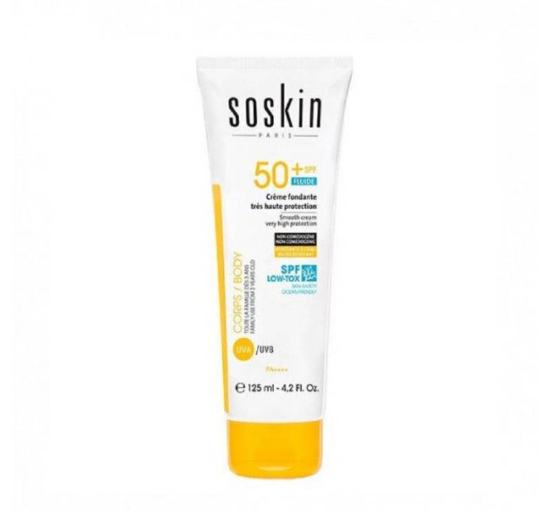 Soskin Paris Körperpflegemittel Ochranný krém na oblièej a tìlo SPF 50+ (Glatte Creme) 125 ml von Soskin Paris