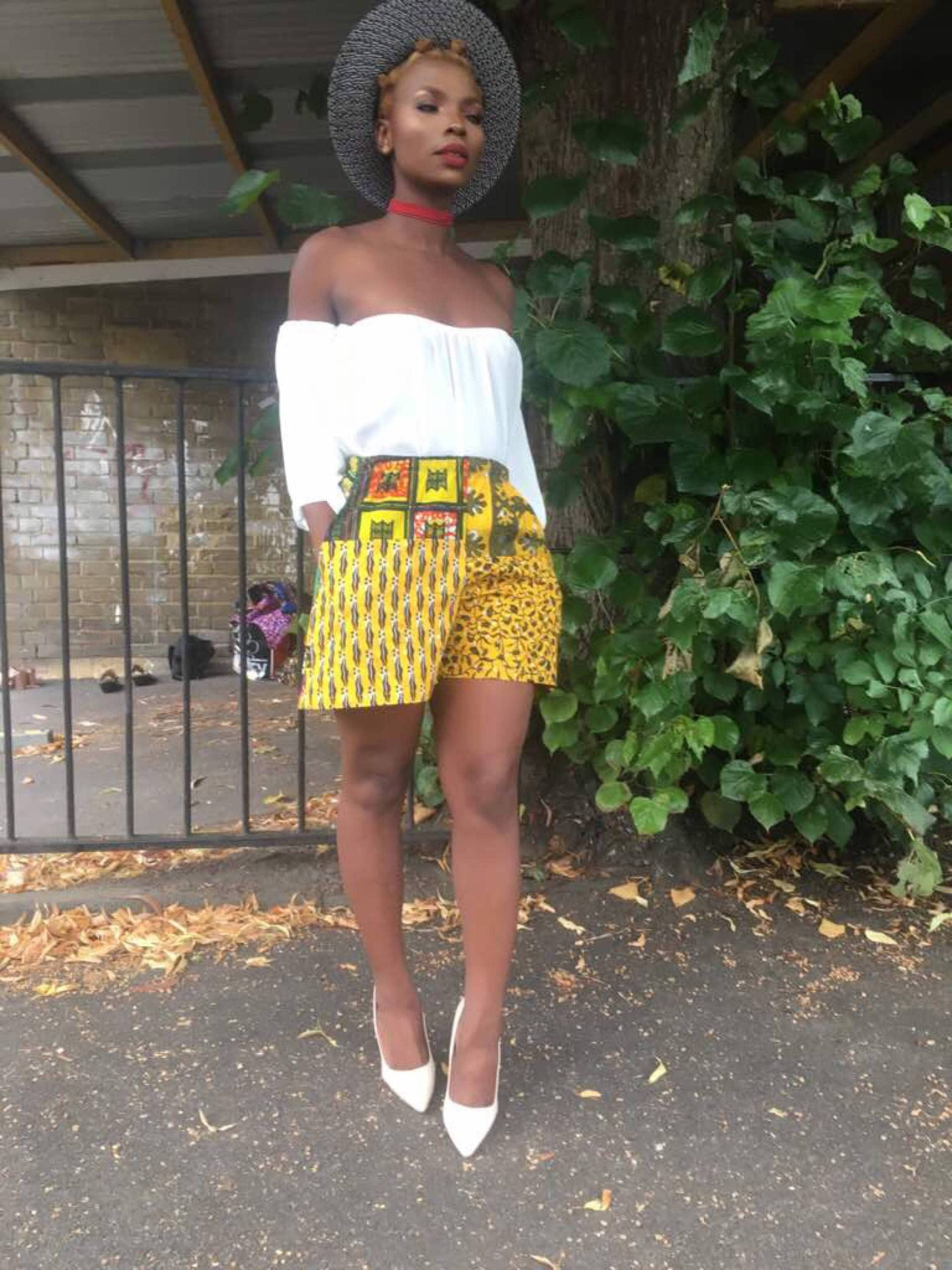 Skort Shorts Mit Hohem Bund Ankara Sommer Skorts von Sosomeshop