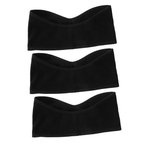 1 Satz Stirnband Kopftuch Kopftücher Elastisches Kopfband Leichtes Kopfband Kopfhandtuch Unisex-ohrwärmer Winddichtes Haarband Wintervorräte Warme Kopfpackung Polarfleece Black 3st Sosoport von Sosoport