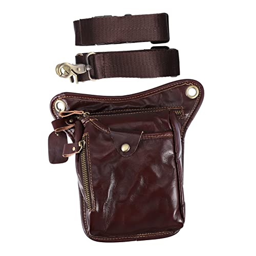 Sosoport 1stk Beintasche Für Männer Riementasche Drop Bein Tasche Damen Hüfttasche Für Männer Herrentasche Mit Retro-gürtel An Der Taille Schenkeltasche Mann Handytasche Draussen von Sosoport