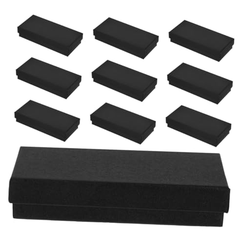 Sosoport 10 Stück Uhren Für Herren Lange Rechteckige Form Mit Deckel Für Einzeluhr Anzeige Und Reiseverpackungsbox Uhrenhalter von Sosoport