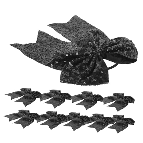 Sosoport 10 Stück Cheerleader Haarbänder Mit Schleife Elastische Haargummis Für Mädchen Vielseitige Haar Accessoires Für Cheerleading Langlebiges Stoffmaterial Für Sport Und von Sosoport