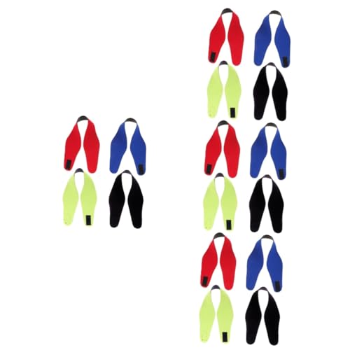 Sosoport 16stücke Schwimm-stirnbänder Für Junge Mädchen Und Erwachsene Wasserdichtes Verstellbares Ohrenschutz-kopfbedeckung Aus Neopren Für Schwimmen Und Yoga von Sosoport