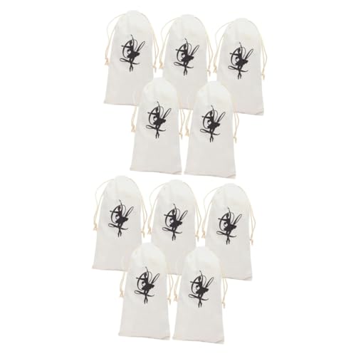 Sosoport 2 Sätze Reisetüten Tanzschuhe Dancing Shoe Dance Shoes Shoe Bag Tanztasche Tanzschuhtaschen Für Damen Schuhbeutel Für Balletttanz Balletttasche Mit Kordelzug Segeltuch 5 Stücke * 2 von Sosoport