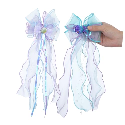 Sosoport 2 Stück Mermaid Haarspangen mit Muschel Design Halt und Leicht Schleifen Haarklammern für Mädchen und Frauen Komfortable Haaraccessoires für Alltag und Party Sosoport 2 Stück Mermaid Haarspangen mit Muschel Design Halt und Leicht Schleifen Haarklammern für Mädchen und Frauen Komfortable Haaraccessoires für Alltag und Party von Sosoport