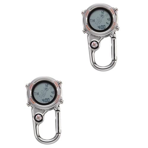 Sosoport 2stücke Multifunktionale Climbing Watch Mit Karabiner Und Kompass Outdoor-Uhr Für Sportler Und Abenteurer Perfektes Für Männer Und Frauen von Sosoport
