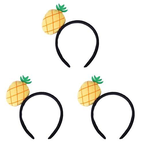 3st Haarschmuck Ananas-haarreifen Cosplay-kopfschmuck Plüsch Haarband Wassermelone Obst von Sosoport