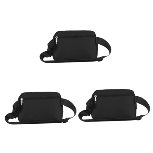 Sosoport 3Er-Packung Diagonale Tasche Brusttasche Gürteltasche für Herren Umhängetasche für Herren Umhängetasche für Damen Gürteltasche für den Sport Mann Bauchtasche Mode von Sosoport