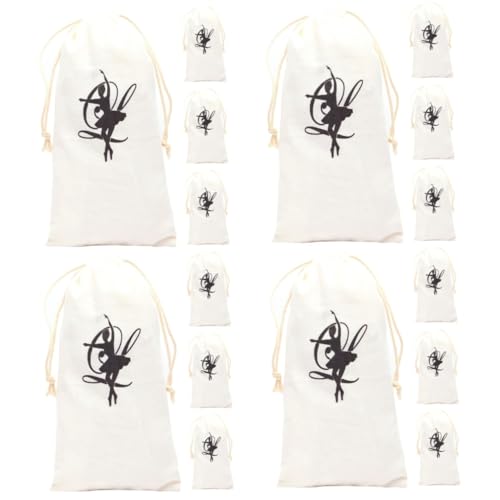 Sosoport 4 Sätze Aufbewahrungstasche Für Tanzschuhe Mädchen Ballett Erwachsene Mesh-schuhtasche Tanztasche Tasche Für Schuhe Tanzschuhtasche Beutel Für Tanzschuhe Segeltuch 4 Stück * 4 von Sosoport