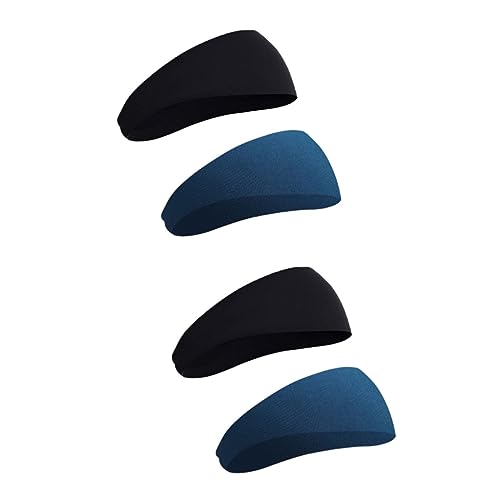 Sosoport 4 Stück Sportliche Stirnbänder Haarbänder Stirnband Turban-stirnband Make-up-stirnbänder Kopftuch Stirnband Sportliches Stirnband Antitranspirant Fitness Kopfbedeckung von Sosoport
