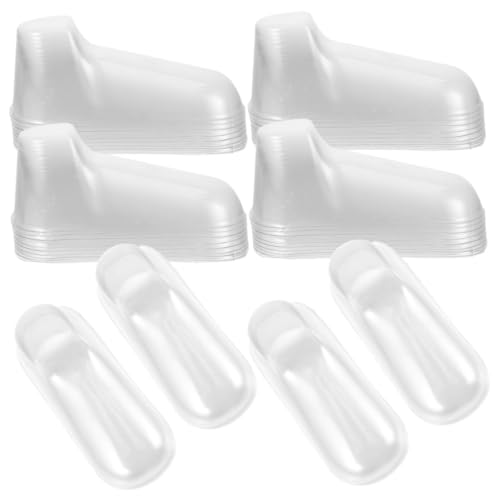 Sosoport 40 Stück Teiliges aus Robustem PVC Transparente Junge Mädchen fußmodelle zur Schuhform erhaltung Stabiler Schuhhalter für Babysocken und Booties Praktischer Schuhspanner für von Sosoport