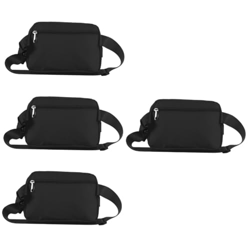 Sosoport 4Er-Packung Diagonale Tasche wasserdichte Umhängetasche Umhängetaschen für Herren Umhängetasche für Damen Umhängetasche für Männer Mann Tragetasche Bauchtasche von Sosoport