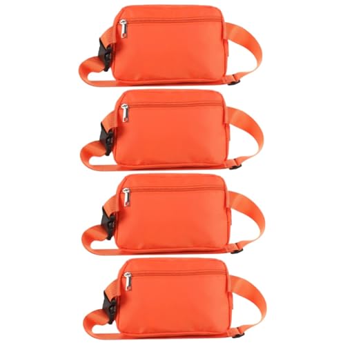 Sosoport 4Er-Packung Diagonale Tasche Umhängetaschen für Mädchen Bauchtasche Umhängetasche für Männer Umhängetasche für Damen Outdoor-Hüfttasche Brusttasche tragbar Gürtel von Sosoport