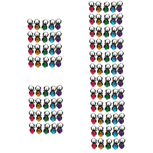 Sosoport 5 Sätze Spinnenringe Für Halloween Witzige Spinnenfinger Ringe Partydeko Und Zubehör Für Halloween Feiern Vielseitige Schmuckstücke Für Erwachsene 20 Stück * 5 von Sosoport