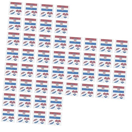 Sosoport Patriotische Sticker 75 Blatt Wasserfeste Aufkleber Tätowierung Der Nationalflagge Wasserdichte Temporäre Tattoos Patriotischer Aufkleber Nationalflagge Temporäre Tattoos Einweg von Sosoport