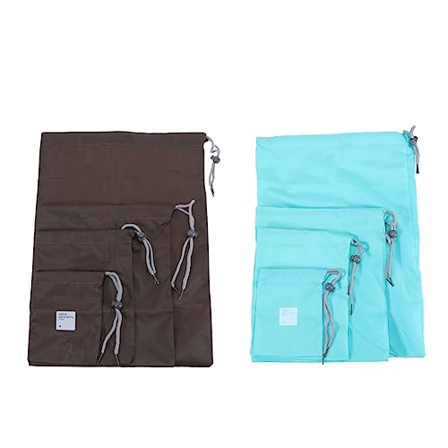 Sosoport 8 Stk Große Taschen Mit Kordelzug Kleine Nylonbeutel Mit Kordelzug Turnbeutel Packbeutel Wanderrucksack Aufbewahrungstaschen Für Spielzeug 4-teiliges Set Reisen Koreanische Version von Sosoport