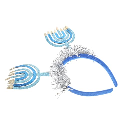 Sosoport Chanukka-kopfschmuck Dekoratives Stirnband Mit Chanukka-motiv Kopfbedeckung Für Foto-requisiten Festival-stirnband Für Chanukka-events Und Partys von Sosoport