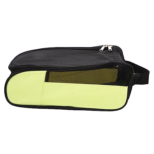 Sosoport Golfschuhtasche mit Reißverschluss Tragbare Sneaker Tasche Atmungsaktive Golfschuh Organizer für Herren Langlebig und Verschleißfest für Reisen und Sport von Sosoport
