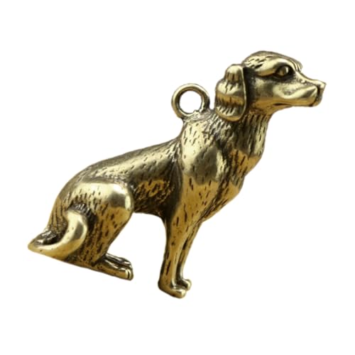 Sosoport Schlüsselanhänger Anhänger Aus Messing Mit Hund Motiv Halskette Rucksack Deko Tier Anhänger Für Schlüssel Handy Pullover Geschenkidee Für Familie Freunde Junge Mädchen von Sosoport