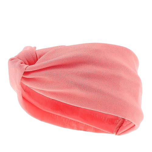 Sosoport Stirnbänder Kreuz-Stirnband Geknotetes Haarband Elastisch Dehnbar Kopfwickel Geknotetes Kreuz-Stirnband Für Sport Rosa Haarband von Sosoport