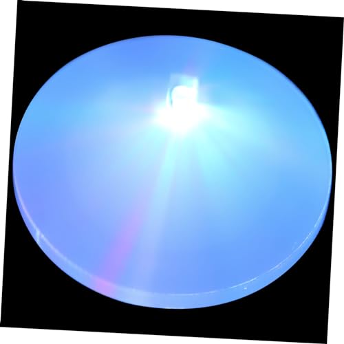 Sosoport Leuchtendes Abzeichen Thermoabzeichen Broschennadel aus Acryl Thermotransfer-Brosche DIY -Brosche leere DIY-Brosche DIY-Kragennadel DIY Wärmeübertragungsbrosche leere Brosche Weiß von Sosoport