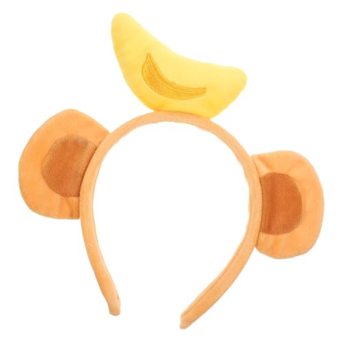 Sosoport Monkey Ear Haarreif Niedliches Cosplay Headband Für Partys Geburtstage Und Halloween Flauschige Affenohren Für Rollenspieler Und Kostüme von Sosoport