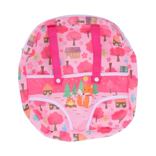 Sosoport Puppenrucksack Für Kleine Mädchen Stofftier-Rucksack Mit Trendigem Design Leicht Und Praktisch Zum Mitnehmen Von Puppen Und Zubehör Für Alle Abenteuern von Sosoport