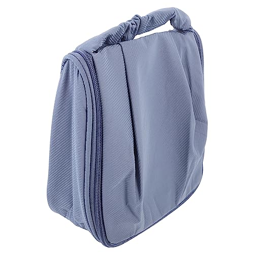 Sosoport Makeup Tasche Tragbare Schminktasche Reise-Kulturbeutel Groß Reise-Kulturbeutel Kulturbeutel Kosmetik-Organizer Toilettenartikel-Aufbewahrungstasche Blau Make-up-Organizer-Tasche von Sosoport