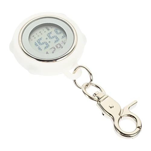 Sosoport Taschenuhr Pocket Watch Anh?nger Luminous Round Keychain Watch für Kinder M?nner Krankenschwestern Wanderuhr ? ? Schlüsselanhänger Schlüsselanhänger von Sosoport