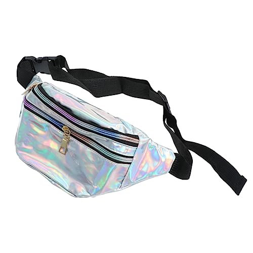 Sosoport - Sportliche Hüfttasche - wasserdichte Bauchtasche - Party Hüfttasche Schultertaschen Hüfttaschen gürteltasche glänzende Kulturbeutel Riementasche Multifunktion Damentaschen Herren von Sosoport